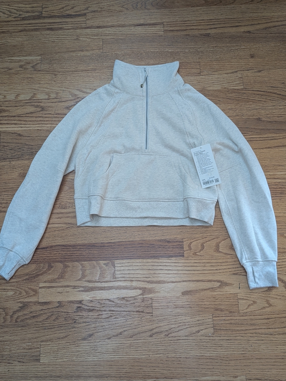 Lululemon Scuba Oversized Funnel Neck Women's Xs/S Cropped Sweatshirt